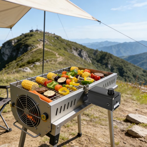 Grill motor rotisserie - grill,