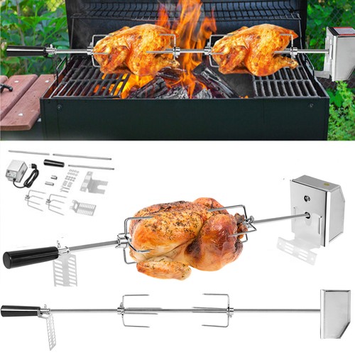 Bbq grillspieß mit - bbq,
